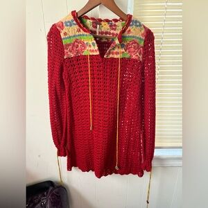 Free people crochet shirt